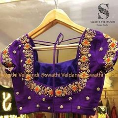 @ramjankalakendar • Instagram photos and videos Blue Blouse Designs, Kundan Work, Wedding Saree Blouse Designs, Kids Blouse Designs, Cutwork Blouse Designs, Sari Blouse Designs, Wedding Blouse Designs, Blouse Designs Indian, Simple Blouse Designs