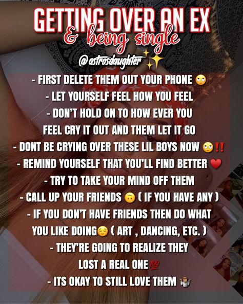 Break Up Advice Feel Better, How To Get Over Your Ex Boyfriend, What To Do After A Breakup, Contact Names For Boyfriend, Baddie Lifestyle, Healing From A Breakup, Get Over Your Ex, Contact Names, Social Life Hacks