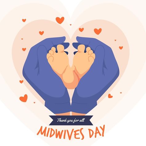 Midwives Day, Midwifery Student, Baby Heart, Shapes Images, Mother Art, Cookie Ideas, Vector Clipart, Heart Shape, Graphic Resources