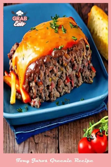 Paula Deans Cheeseburger Meatloaf Recipe - 2024 - Paula Deans Meatloaf, Leftover Hamburger Patties, Recipes For Leftovers, Paula Deen Meatloaf, Cheeseburger Meatloaf Recipes, Meatloaf Topping, Cheeseburger Meatloaf, Hamburger Patties, Meatloaf Recipe