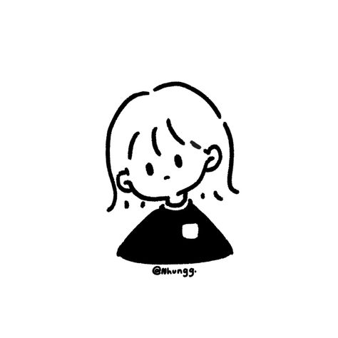 Doodle Characters, Hand Doodles, 그림 낙서, Cute Mushroom, Pola Kartu, Simple Line Drawings, Dark Art Drawings, Simple Cartoon