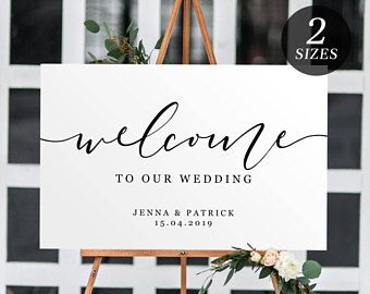 Ceremony Signage, Wedding Reception Signage, Wedding Poster, Ceremony Signs, Custom Wedding Signs, Wedding Posters, Wedding Welcome Sign, Welcome To Our Wedding, Wedding Welcome Signs