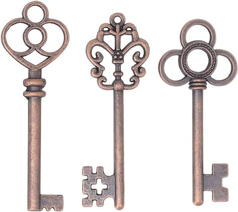 Amazon.com: Aokbean Mixed Set of 30 Large Skeleton Keys in Antique Copper - Set of 30 Keys : Arts, Crafts & Sewing Skeleton Keys, Skeleton Key, Crafts Sewing, Antique Copper, Shop Top, Fashion Brands, Antique Bronze, Skeleton, Fashion Branding