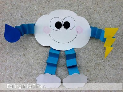 Preschool Cloud Crafts, Cloud Crafts Preschool, Cloud Craft Preschool, Preschool Weather Crafts, Cloud Crafts For Kids, Weather Crafts For Preschoolers, Weather Crafts For Kids, Weather Crafts Preschool, Clouds Craft