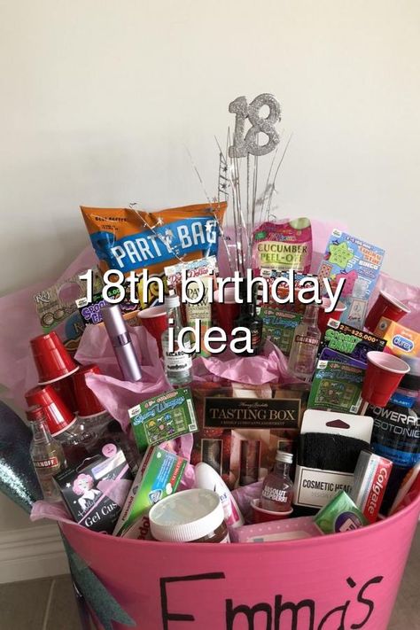 Diy 18th Birthday Gifts, 18th Birthday Gifts For Best Friend, 18th Birthday Present, 18th Birthday Present Ideas, Gifts For 18th Birthday, 18th Birthday Gifts For Girls, 22 Birthday, 38th Birthday, Birthday Presents For Friends