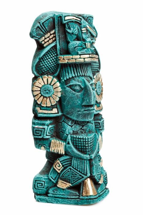 Mayan God statue Mayan Statues Aztec, Inca Decor, Aztec Sculpture, Mayan Statue, Mayan Gods, Aztec Temple, Mayan Tattoos, Maya Civilization, Maya Art