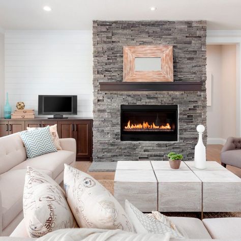 20 Inexpensive Ways to Make Your Home Look More Expensive 60 Inch Electric Fireplace, Faux Fireplace Mantels, Recessed Electric Fireplace, Wall Mounted Fireplace, Mounted Fireplace, Wall Mounted Heater, Fireplace Heater, Glass Fireplace, Electric Fireplace Insert