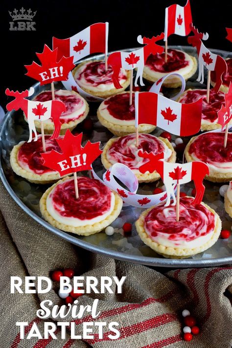 Canada Day Food, Canadian Party, Canada Party, Canadian Citizenship, Mini Tart Shells, Canadian Dishes, Canada Day Party, English Day, Canadian Cuisine