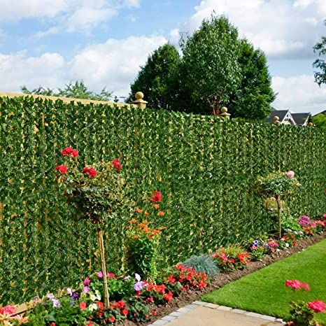 DearHouse Artificial Ivy Privacy Fence - 196.8x68.9inch Artificial Hedges Fence and Faux Ivy Vine Leaf Decoration for Outdoor Indoor Garden Decor Ivy Privacy Fence, Privacy Fence Screen, Artificial Hedges, Ivy Vine, Fence Screening, Artificial Plants Outdoor, Outdoor Privacy, Privacy Screen Outdoor, Artificial Leaf