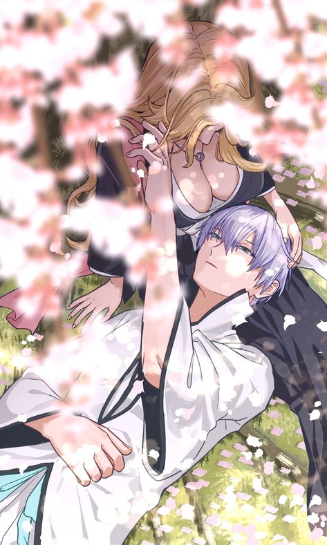 Gin Bleach Fanart, Gin Ichimaru Wallpaper, Gin And Matsumoto, Grimmjow X Orihime, Bleach Gin Ichimaru, Gin Ichimaru X Rangiku Matsumoto, Rangiku And Toshiro, Gin And Rangiku, Rangiku X Gin