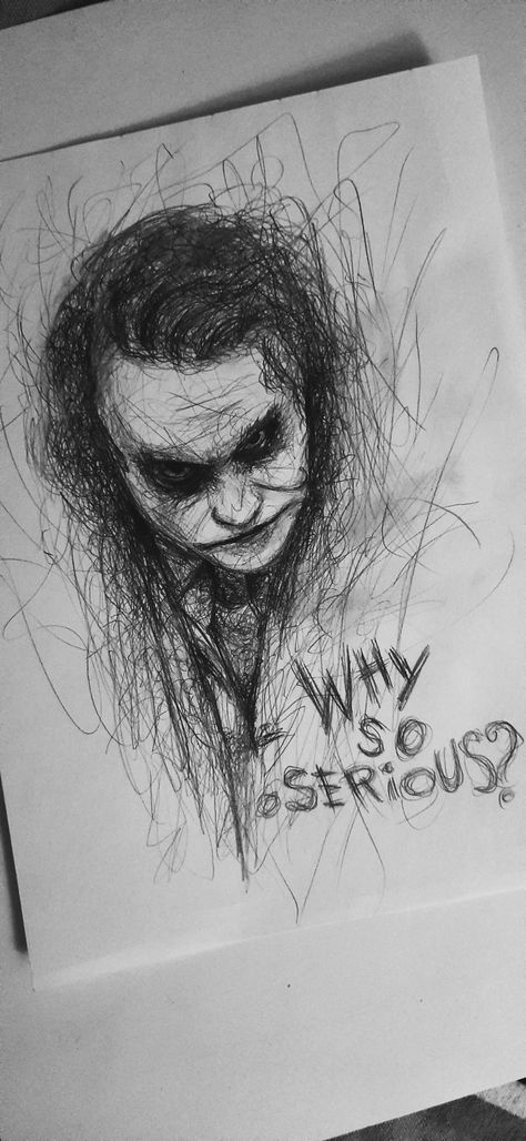 Joker Joker Pen Art, Joker Sketch Easy, Joker Drawing Sketches, Sketch Joker, Crazy Drawings, Joker Sketch, Joker Drawing, Joker Drawings, Weird Drawings