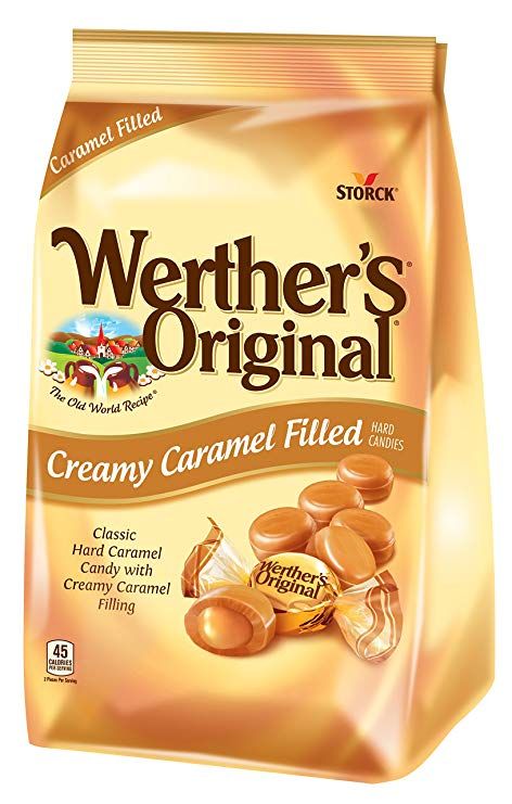 Filled Candy, Werthers Original, Individually Wrapped Candy, Cream Candy, Creamy Caramel, Organic Snacks, Classic Candy, Caramel Candy, Candy Brands