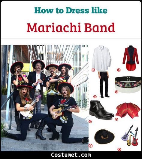 Mariachi Band Member Costume for Cosplay & Halloween 2021 Mariachi Band Costume, Mariachi Costume, Halloween Costumes For Work, Mariachi Band, Costume For Halloween, Embroidered Belt, Diy For Men, High Ankle Boots, Cosplay Halloween