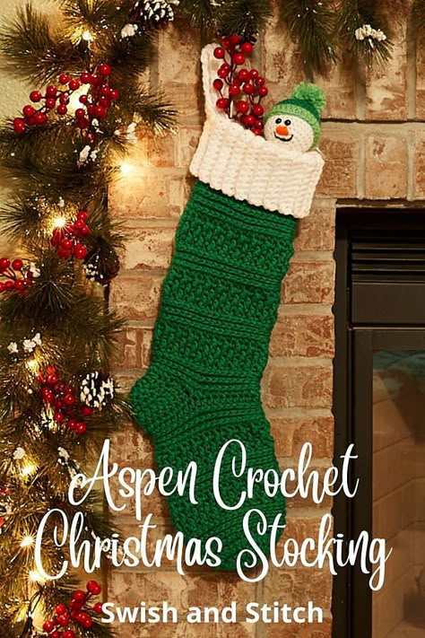 Crochet Christmas Stocking With Name, Crochet Stocking With Name, Stocking Crochet Pattern Free, Crochet Christmas Stocking Pattern Free, Crochet Christmas Stockings Free Pattern, Easy Crochet Christmas Stocking, Crochet Hygge, Crochet Stocking Pattern Free, Christmas Stocking Pattern Free