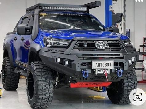 Hilux Modified, Toyota Trucks 4x4, Mobil Off Road, Toyota Pickup 4x4, Toyota Cruiser, 6x6 Truck, Tactical Truck, Toyota Suv, Van Storage