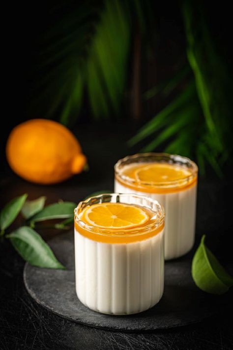 Lemon Verbena Panna Cotta - From Farmhouse to Florida Lemon Verbena Recipes, Panna Cotta Recipe, Custard Desserts, Stone Fruits, Dried Lemon, Mojito Recipe, Herbal Apothecary, Honey Syrup, Herbal Infusion