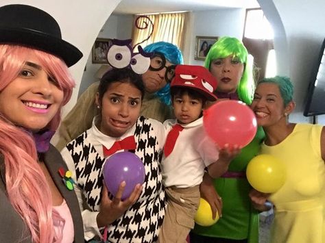 DIY Inside out Halloween costumes Inside Out Halloween Costume, Inside Out Halloween, Inside Out Costume, Halloween Costume, Halloween Party, Halloween Costumes, Inside Out, Halloween