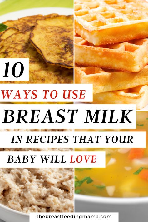 Breast Milk Recipes, Breastmilk Recipes, Baby Smoothies, Breast Milk Supply, Waffle Ingredients, Easy Baby Food Recipes, Baby Cereal, Baby Led Weaning Recipes, Weaning Recipes