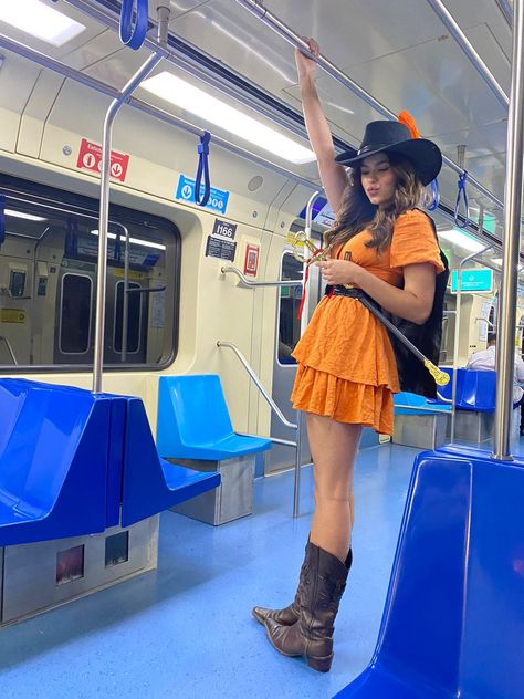 Pus And Boots Halloween Costume, Cowboy Boots Halloween Costume, Pus In Boots Costume Women, Pussin Boots Halloween Costume, Easy Shrek Costume, Halloween Costumes With Cowboy Boots, Garfield Halloween Costume, Pussin Boots Costume, Kitty Soft Paws Costume