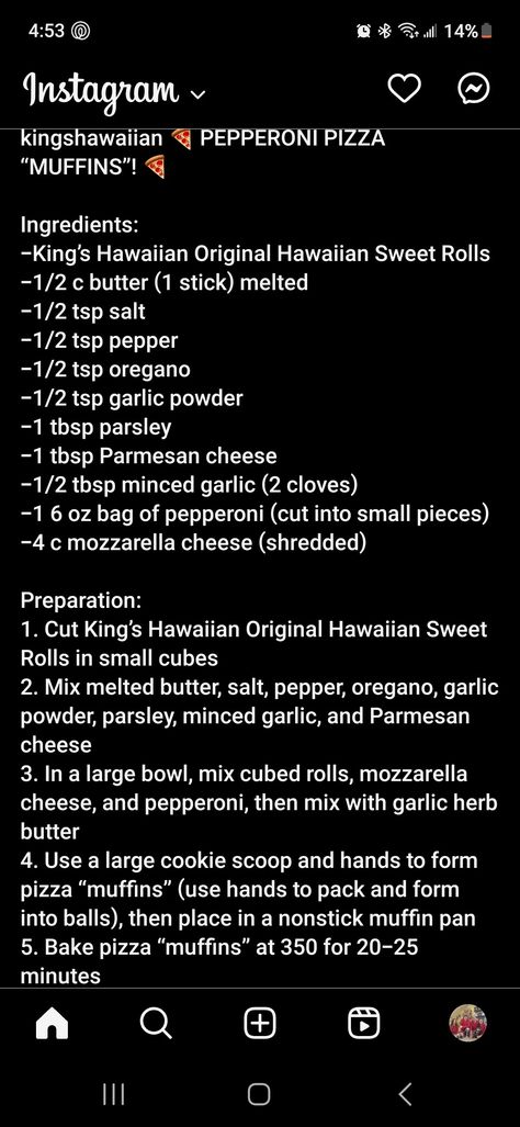 Kings Hawaiian Pepperoni Pizza Muffins, Hawaiian Bread, Pizza Muffins, Kings Hawaiian, Hawaiian Sweet Rolls, Finger Food Appetizers, Sweet Roll, Party Food Appetizers, Appetizer Dips