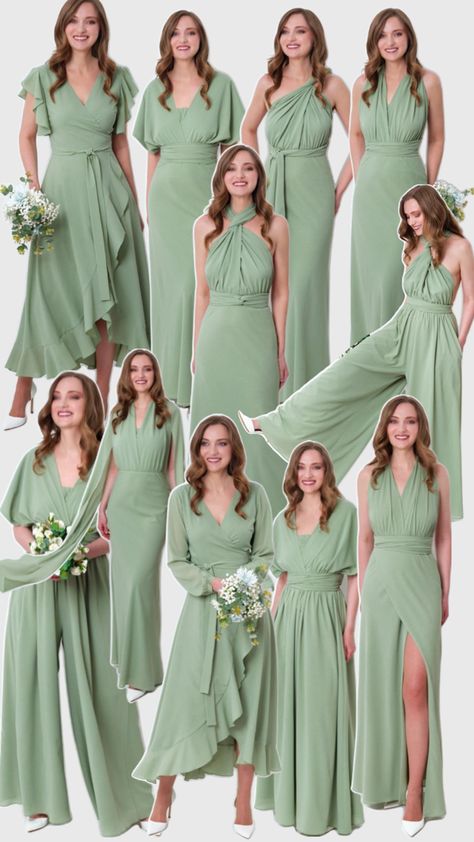 Green Chiffon Bridesmaid Dress, Sage Green Bridesmaid, Green Bridesmaid Dress, Sage Green Bridesmaid Dress, Green Bridesmaid, Green Bridesmaid Dresses, Bridesmaids Dress, Chiffon Bridesmaid Dress, Bridesmaids Dresses