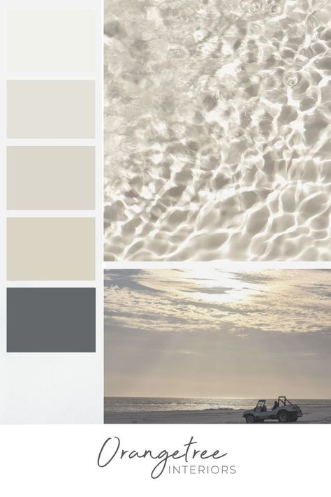 This neutral off-white and charcoal gray paint color palette is perfect to bring a neautral space to life. The perfect spring/summer paint palette! #homepaintpalette #paintcolors #neutralpaint #charcoalgrey #gray #beige #cream Beige And White Colour Palette, Grey Beige Color Palette, Off White Color Palette, Charcoal Gray Paint, Light Neutral Color Palette, Nautical House Decor, Neutral Paint Palette, Color Palette White, Tan Color Palette