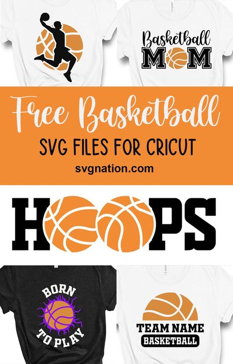 Parent Basketball Shirt Ideas, Basketball Cricut Shirts, Free Basketball Svg Files For Cricut, Basketball Mom Svg Free, Cricut Basketball Projects, Basketball Tshirts Designs Ideas, Basketball Shirt Ideas, Basketball Svg Free, Basketball Crafts