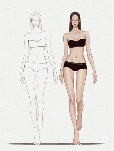 Fashion Figure Illustration Models, Fashion Model Drawing Illustration, Model Drawing Poses Fashion Sketches, Fashion Croquis Poses, Fashion Poses Sketch, Fashion Body Sketch, Bride Fashion Illustration, Model Illustration, Fashion Illustration Template