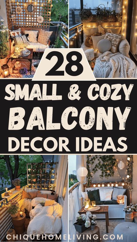 28 Small Balcony Ideas That'll Blow Your Mind 59 28 Small Balcony Ideas That'll Blow Your Mind Small Apt Patio Ideas, Small Cozy Balcony Ideas, Small Apartment Patio Ideas, Small Balcony Makeover, Decorating A Small Bedroom, Design Small Bedroom, Cozy Balcony Ideas, Small Bedroom Inspirations, Dumpling Casserole