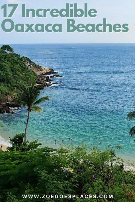 From Salina Cruz all the way to Lagunas de Chacahua National Park, these 17 beaches are the best of Oaxaca's coastline. In this post, you'll find the best Oaxaca beaches for surfing, swimming, snorkelling, watching the sunset and much more! #oaxaca #oaxacacoast #mexicobeaches #beaches #pacificcoast Oaxaca Coast | Best Beaches in Mexico | Pacific Beaches | Where to go Mexico | Travel Mexico Vacation To Mexico, Salina Cruz, Beaches In Mexico, Best Beaches In Mexico, Mexico Beaches, Latin America Travel, Mexico Trip, Watching The Sunset, Visit Mexico