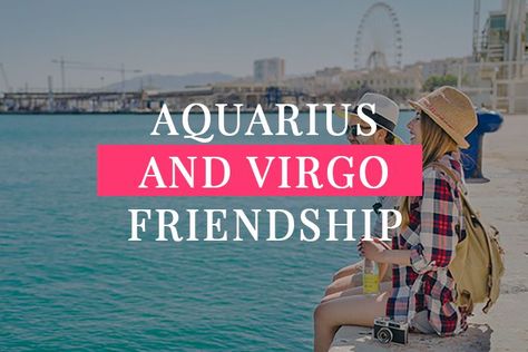 Aquarius Friendship, Virgo And Aquarius Compatibility, Aquarius And Virgo, Virgo Friendship, Aquarius Compatibility, Aquarius Traits, Virgo Traits, The Aquarius, Astrology Horoscopes