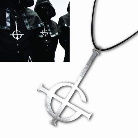 Ghost Nameless Ghouls, Ghouls Ghost, Nameless Ghouls, Tobias Forge, Cosplay Jewelry, Band Necklace, Band Ghost, Rock Roll, Rock And Roll