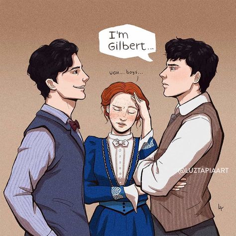 Shirbert Anne With An E Fanart, Anna With An E, Awae Fanart, Anne With An E Fanart, Anne Blythe, Tom Hopper, Gilbert And Anne, Anne White, Gilbert Blythe