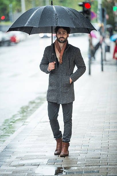 Rain Street, Umbrella Photography, Under An Umbrella, Umbrella Man, Boy Walking, Walking Down The Street, Umbrella Art, Under My Umbrella, Pic Pose