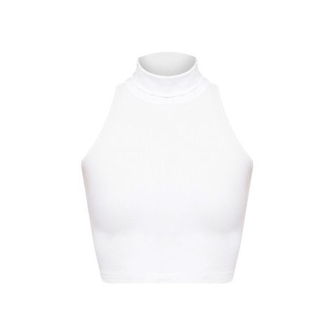 American Apparel COTTON SPANDEX JERSEY SLEEVELESS TURTLENECK CROP TOP ($33) ❤ liked on Polyvore featuring tops, crop top, shirts, crop, turtleneck crop tops, white crop top, white shirt, sleeveless turtleneck tops and white sleeveless shirt White Sleeveless Top Outfit, White Turtleneck Crop Top, Sleeveless Turtleneck Crop Top, White Sleeveless Turtleneck, White Turtle Neck Top, White Mock Neck Top, Sleeveless Top Outfit, White Sleeveless Crop Top, Crop Top Blanc