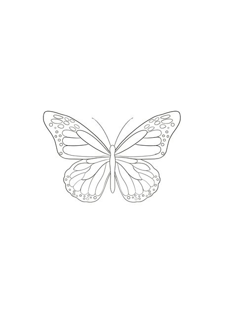 Monarch Butterfly Outline Tattoo, Monarch Butterfly Drawing Outline, Monarch Butterfly Tattoo Stencil, Monarch Butterfly Outline, Monarch Drawing, Butterfly Stencil Tattoo, Butterfly Tattoo Outline, Butterfly Outline Tattoo, Monarch Butterfly Drawing