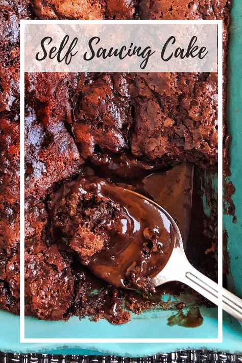 Sauce N Cake Recipe, Chocolate Sauce Cake, Chocolate Syrup Cake Recipes, Chocolate Sauce For Cake, Chocolate Fudge Pudding, Self Saucing Chocolate Pudding, Fudge Pudding Cake, Fudge Pudding, Self Saucing Pudding