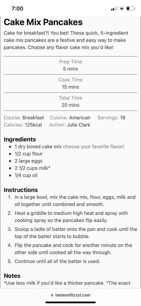 Box Cake Mix Pancakes, Cake Mix Into Pancakes, Pancakes From Cake Mix Boxes, Cake Mix Pancakes Easy, Quick Pancakes, Cake Mix Pancakes, Pancake Cake, How To Make Pancakes, Pancakes Easy