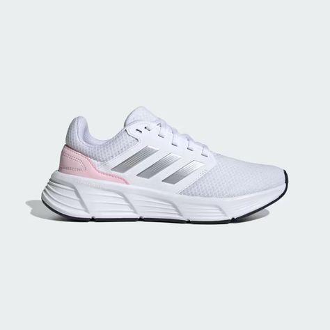 adidas Tenis Galaxy 6 - Blanco | adidas Colombia Adidas Design, Football Jackets, Adidas Athletic Shoes, Neutral Running Shoes, Adidas Shoes Women, Football Socks, Gym Fits, Adidas Running Shoes, Training Clothes