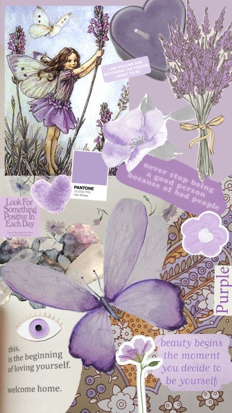 Lavender Vintage Wallpaper, Lavender Collage Wallpaper, Lavender Color Wallpaper, Vintage Purple Wallpaper, Purple Vintage Wallpaper, Lavender Wallpaper Aesthetic, Lavender Scrapbook, Purple Collage Wallpaper, 12 Pro Wallpaper