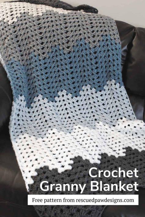 Motifs Afghans, Ripple Afghan Pattern, Crochet Ripple Pattern, Crochet Ripple Blanket, Ripple Afghan, Crochet Throw Pattern, Chevron Crochet, Confection Au Crochet, Crocheted Blanket