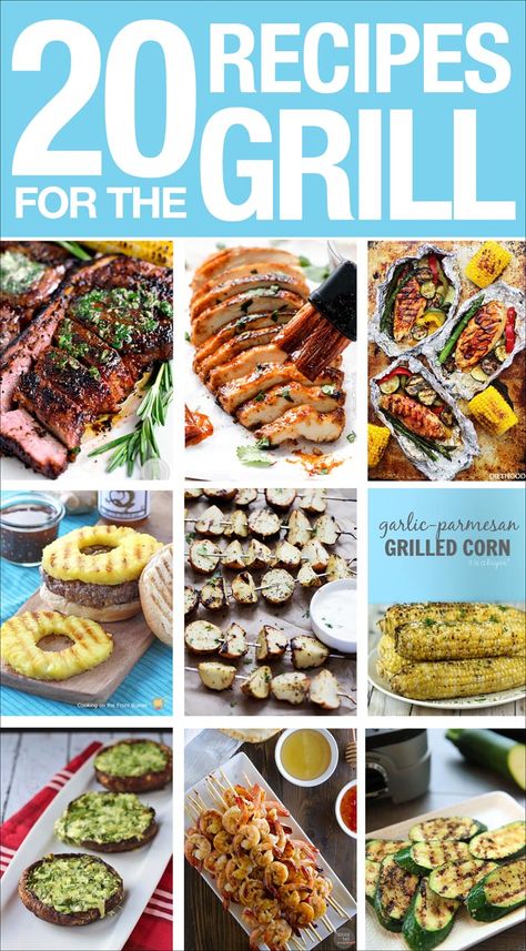 Love grilling season!! Can't wait to try all of these meat and veggie grilling recipes. They all look SO GOOD! Bbq Food List, What To Grill, Bbq Side Dish Recipes, Recipes Grilling, Apple Coffee, Grilling Recipes Sides, Easy Grilling Recipes, Magazine Recipes, Travel Crafts