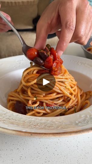 Spaghetti Puttanesca, Waitrose Food, Quick Pasta Recipes, Quick Pasta, Ladies Lunch, 50k Views, Easy Pasta Dishes, Savoury Recipes, Italian Dinner