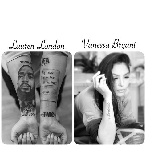 Vanessa Bryant, London Tattoo, Nipsey Hussle, Lauren London, London Love, Black Mamba, Wrist Tattoos, Tattoo On, Henna