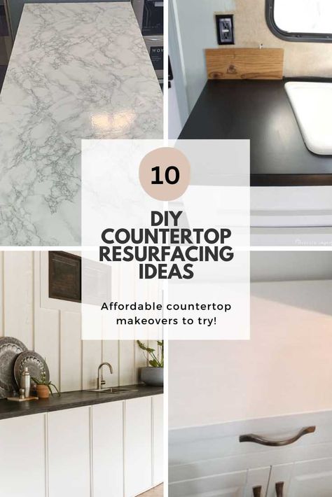 Looking to makeover your kitchen countertops on a budget? Today, I am sharing 10 of the best DIY countertop resurfacing ideas. Tall Girl Outfits Aesthetic, Fake Granite Countertops, Kitchen Countertops On A Budget, Painted Granite Countertops, Countertops On A Budget, Painting Kitchen Counters, Rustoleum Countertop, Tall Girl Style, Paint Countertops