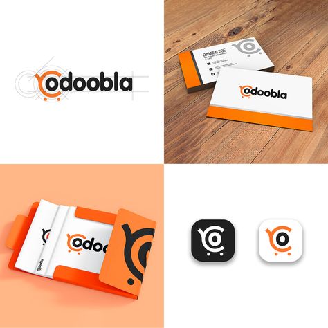 Branding for e-commerce compoany from UAE named Odoobla E Commerce Logo, Shopping Cart Logo, Cart Logo, Logo Reference, Ce Logo, Building Front Designs, Convenient Store, Simple Logos, Expert Logo