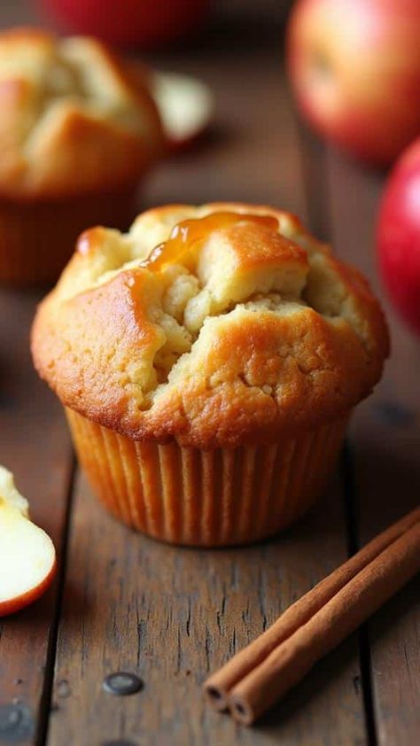 Apple Cider Jelly Filled Muffins Apple Cider Jelly, Cider Muffins, Apple Cider Muffins, Best Apple Cider, Creamy Pudding, Thanksgiving Recipe, Spiced Apple Cider, Filled Muffins, Decadent Cakes