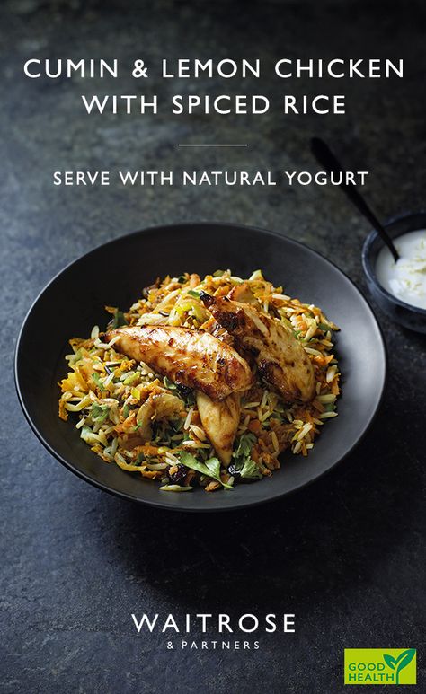 Waitrose Recipes, Chicken Fillet Recipes, Waitrose Food, Spiced Rice, Midweek Meals, Chicken And Rice, Lamb Chops, Salmon Fillets, Curries