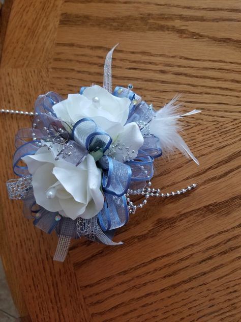 Mailbox Bows, Blue Boutonniere, Prom Corsages, Mailbox Bow, Prom Corsage, Wedding Corsage, Smoky Blue, Corsage Prom, Best Banana Bread