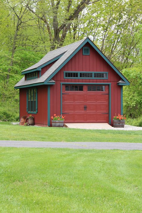 Small Garage Exterior Ideas, Garage Shed Ideas, Victorian Garage, Country Garage, Barn Garage Plans, Cottage Garage, Garage Photos, Garage Apartment Floor Plans, Garage Plans With Loft